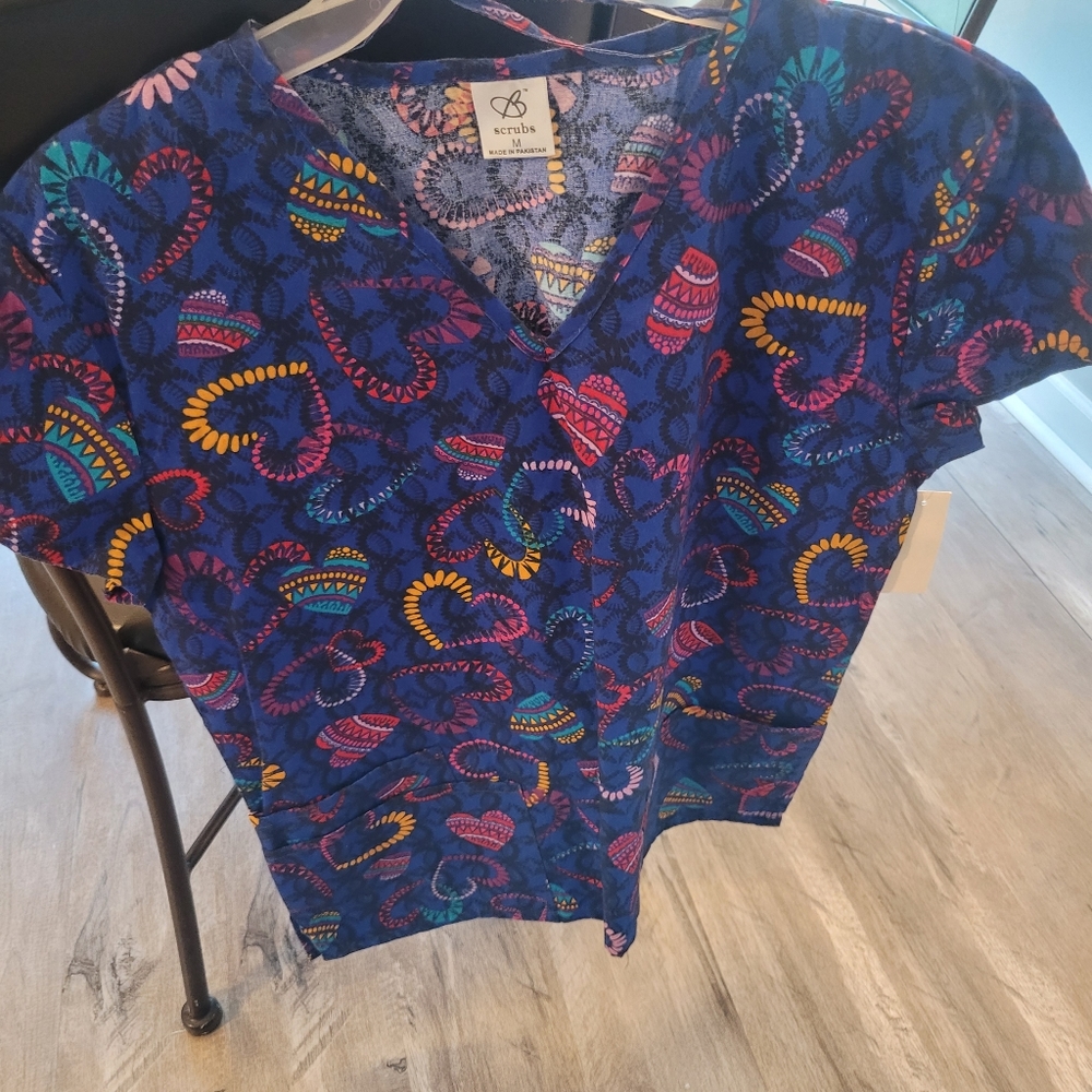 NEW Scrub Top. I have many more. Bundle and save. Ships with order of 2 or more.